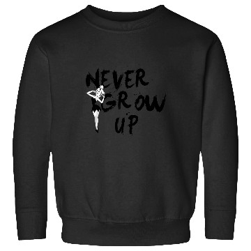 Discover Disneys peter pan tinker bell never grow up grafi Sweatshirts