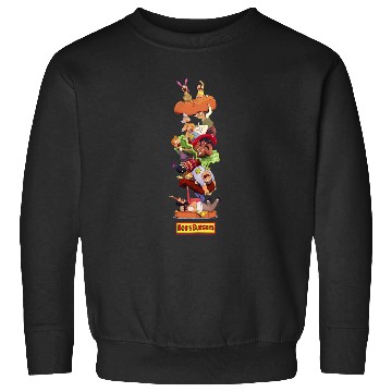 Discover Bob's Burgers Group Shot Burger Stack Sweatshirts