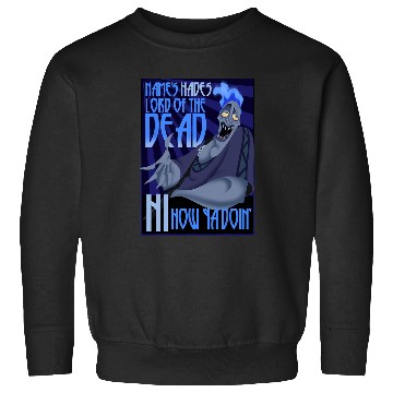 Discover Disney Hercules The Name's Hades Quote Graphic Sweatshirts