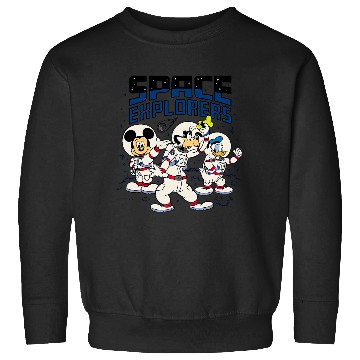 Discover Disney Mickey Goofy Donald Space Explorers Sweatshirts