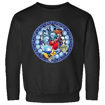 Discover Disneys Kingdom Hearts Sora Stained Glass Sweatshirts