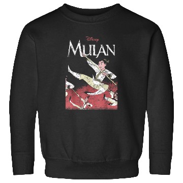 Discover Disneys Mulan Action Pose Portrait Sweatshirts