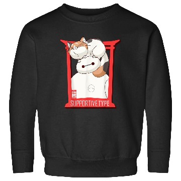 Discover Disneys Big Hero 6 Tv Series Baymax And Cat Sweatshirts