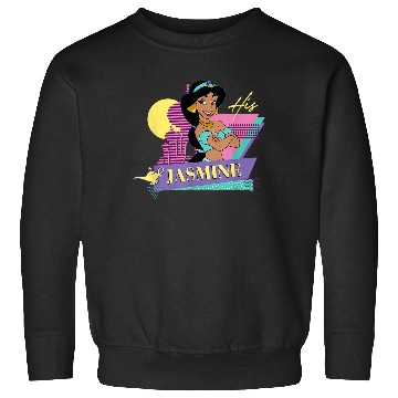 Discover Disney Aladdin Retro ’90s Couples Matching His Jasmine Sweatshirts