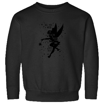 Discover Disneys Peter Pan Tinker Bell Faith Trust And Pixie Dust Sweatshirts