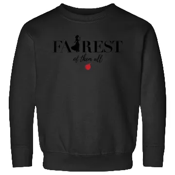 Discover Disneyss Snow White Fairest Silhouette Text Graphic Sweatshirts
