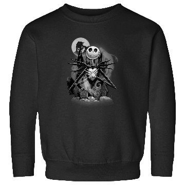 Discover Disneyss Nightmare Before Christmas Jack Night Scene Sweatshirts
