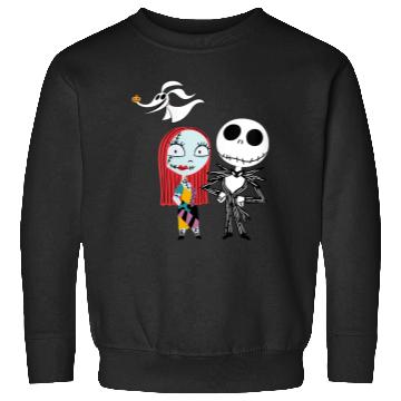 Discover Disneyss Nightmare Before Christmas Dark Jack Sally Sweatshirts