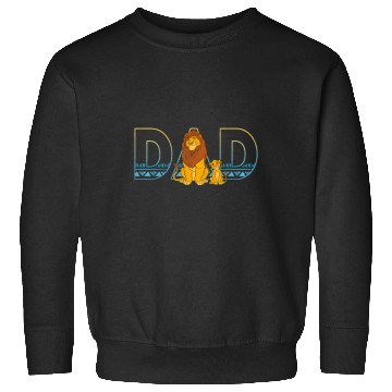 Discover Disney The Lion King Simba And Mufasa Dad Sweatshirts