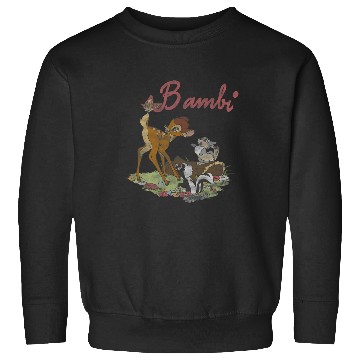 Discover Disneys bambi group shot logo Sweatshirts