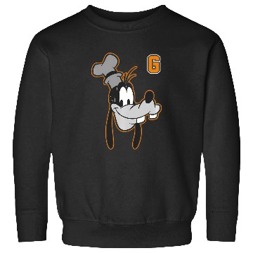 Discover Disney Goofy Orange Outline Portrait Sweatshirts