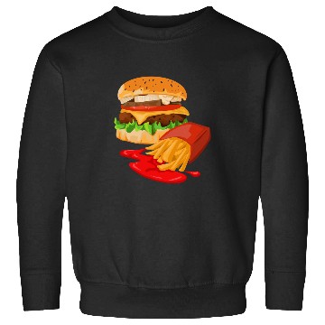 Discover A Cheeseburger Bobs Burgers Fox-A Cheeseburger Sweatshirts