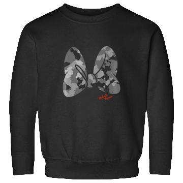 Discover Disney Minnie Mouse Classic Camouflage Bow Autograph Sweatshirts