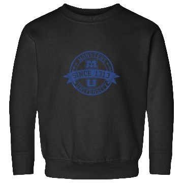 Discover Disney Pixar Monsters University School Crest Movie Logo Sweatshirts
