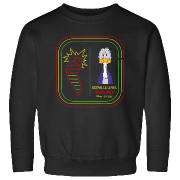 Discover Disneyss Hot Ones Donald Duck Scoville Level 90000000 Retro Sweatshirts