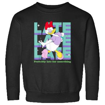Discover Disneyss Daisy Duck Probably Late For Something Funny Sweatshirts