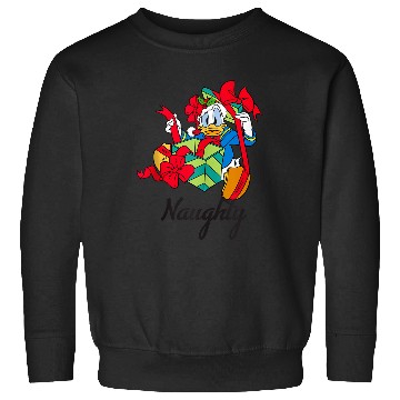 Discover Disneyss Donald Duck Naughty Wrapped Present Sweatshirts