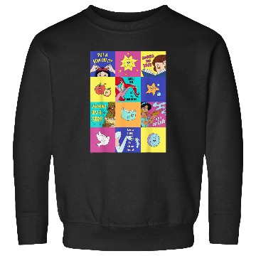 Discover Disneyss Princess Phrases Illustrated Color Message Squares Sweatshirts