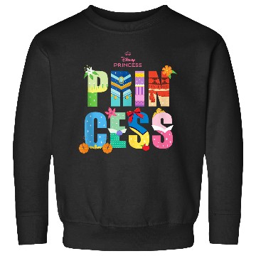 Discover Disneyss Princess Character Letters Disneyss Trip Vacation Sweatshirts
