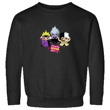 Discover Disney Villains Queen Ursula Cruella Happily NEV Sweatshirts