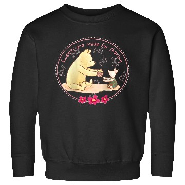 Discover Disneyss Winnie The Pooh Sweets Are Made For Sharing Frame Sweatshirts