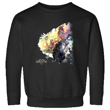 Discover Disneyss Kingdom Hearts Characters Clock Tower Group shots Sweatshirts