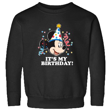 Discover Disney Mickey Mouse Its My Birthday Sweatshirts