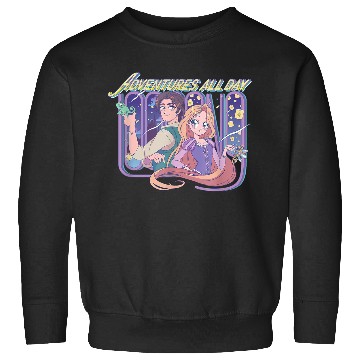 Discover Disneyss Tangled Adventures All Day Manga Version Chest Poster Sweatshirts