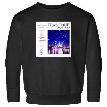 Discover Eras Tour Setlist - Singapore Night 4 Sweatshirts