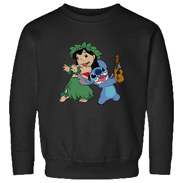 Discover Disney Lilo Stitch Hawaiian Tropical Hula Lessons Duo Sweatshirts