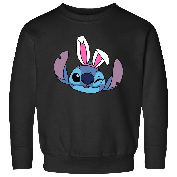 Discover Amazon Essentials Disney Stitch Winking Spring Easter Bunny Ears Bunny Sweatshirts