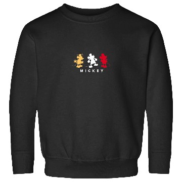 Discover Amazon Essentials Disney Mickey Silhouette Trio Sweatshirts