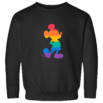 Discover Disney Mickey Mouse Pride Classic Pose Rainbow I Sweatshirts
