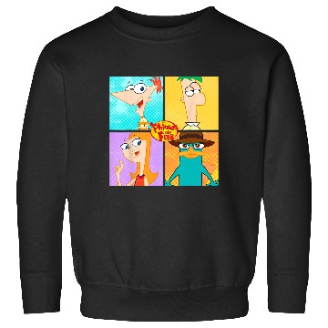 Discover Disney Phineas And Ferb Character Box Up Sweatshirts