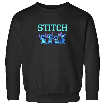 Discover Disney Lilo Stitch Multi Pose Line Up Sweatshirts