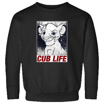 Discover Disney Lion King Simba Cub Life Streetwear Poster Sweatshirts