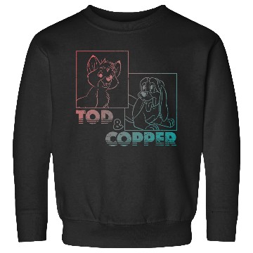 Discover Disney The Fox and the Hound Tod & Copper Gradient Sweatshirts