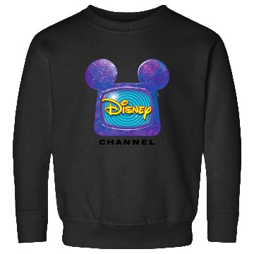 Discover Disney Channel  Mickey Mouse TV Retro  Logo Sweatshirts