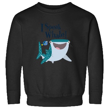 Discover Disney Pixar Finding Dory Destiny amp; Dory I Speak Whale Logo Sweatshirts