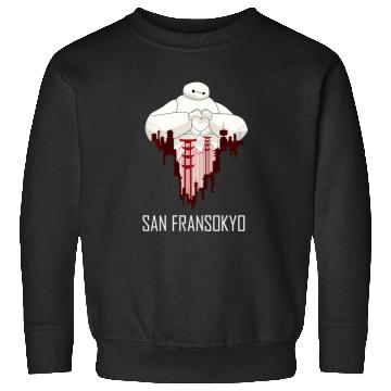 Discover Disney Big Hero 6 Baymax San Fransokyo Love Sweatshirts
