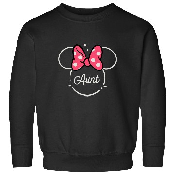 Discover Disney Minnie Mouse Aunt Family Head Icon Magic Mother’s Day Sweatshirts