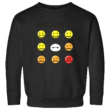 Discover Disney Big Hero  Baymax  Levels Of Pain Array Sweatshirts