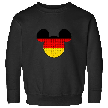 Discover Disney Mickey Mouse Logo Germany Flag Fill Sweatshirts
