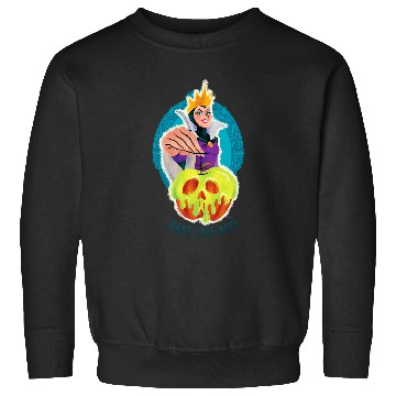 Discover Disney Villains Evil Queen Poison Apple Just One Bite Sweatshirts