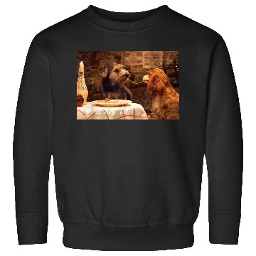 Discover Disneyss Lady And The Tramp Live Action Shared Spaghetti Sweatshirts
