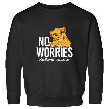 Discover Disney Lion King Classic No Worries Simba Sweatshirts