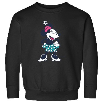 Discover Amazon Essentials Disney Standing and Winking Retro Minnie Sweatshirts