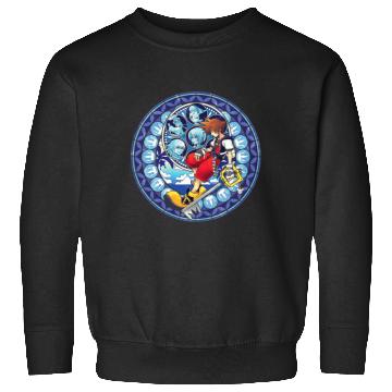 Discover Disney Kingdom Hearts Sora Stained Glass Sweatshirts