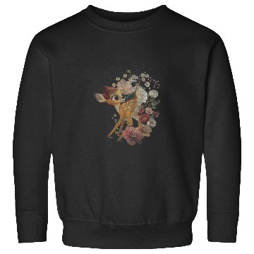 Discover Disney Bambi Vintage Floral Poster Sweatshirts
