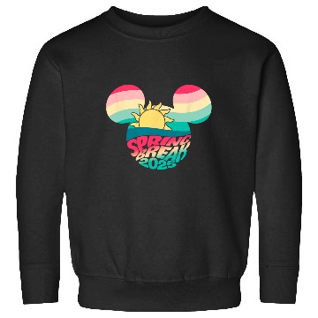 Discover Disney Mickey And Friends Spring Break 2025 Mickey Big Logo Sweatshirts